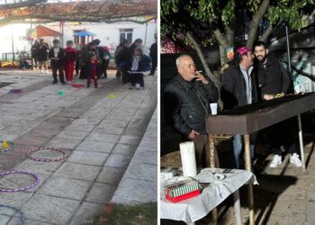 Γλέντησαν μικροί και μεγάλοι στα Κομνηνά την Τσικνοπέμπτη (Βίντεο + Φώτο)