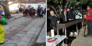 Γλέντησαν μικροί και μεγάλοι στα Κομνηνά την Τσικνοπέμπτη (Βίντεο + Φώτο)