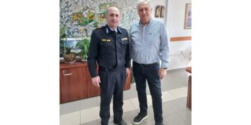 Συνάντηση του Διοικητή της Πυροσβεστικής Δυτικής Μακεδονίας Ιωάννη Αμανατίδη με τον Διευθυντή του ΛΚΔΜ
