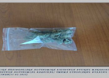 Συνελήφθη 39χρονος στη Φλώρινα για ναρκωτικά – Στην οικία του βρέθηκαν 6 γρ. κάνναβης
