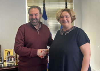 Τον Δήμαρχο Φλώρινας επισκέφθηκε η Βαλίνα Ρόζα – Θετικό κλίμα, αμοιβαίες δεσμεύσεις