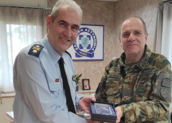 Εθιμοτυπική Επίσκεψη του Νέου Διοικητή της 9ης Ταξιαρχίας στην Αστυνομική Διεύθυνση Δυτικής Μακεδονίας