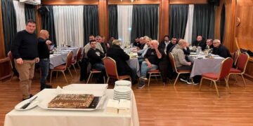 Πραγματοποιήθηκε η εκδήλωση κοπής της βασιλόπιτας του Συλλόγου Βετεράνων Ποδοσφαιριστών Εορδαίας