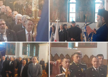 Πτολεμαΐδα τώρα: Στον Ιερό Ναό Αγίας Τριάδος τελείται η ΔΟΞΟΛΟΓΙΑ,  για την Εθνική Επέτειο της 25ης Μαρτίου (Φωτογραφίες)
