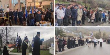 Πρέσπα: Λαμπρότητα και συγκίνηση στον εορτασμό της 25ης Μαρτίου