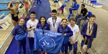 Με 25 μετάλλια και διακρίσεις γύρισε η Κολυμβητική Ένωση Κοζάνης από το Εαρινό Κύπελλο Κύπελλο Προαγωνιστικών και Μίνι
