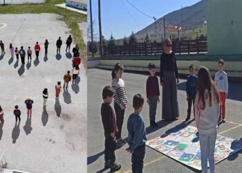 Τα παιδιά των σχολείων Ανατολικού και Ασβεστόπετρας ένωσαν τις φωνές τους ενάντια στον εκφοβισμό (video-photos)