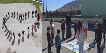 Τα παιδιά των σχολείων Ανατολικού και Ασβεστόπετρας ένωσαν τις φωνές τους ενάντια στον εκφοβισμό (video-photos)