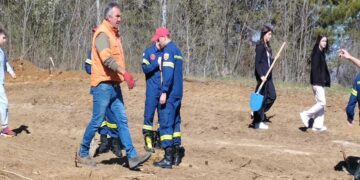 Δενδροφύτευση στο Τσοτύλι, με τη συμμετοχή και σπουδαστών του παραρτήματος Σχολής Πυροσβεστών Τσοτυλίου