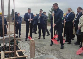 Τελετή έναρξης των εργασιών υποδομών συνοριακής διάβασης Markova Noga που θα συνδέει την Ελλάδα με τη Βόρεια Μακεδονία