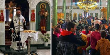 Προηγιασμένη Θεία Λειτουργία στον Φιλώτα ιερουργούντος του Μητροπολίτη κ.κ. Ειρηναίου (Φωτογραφίες)