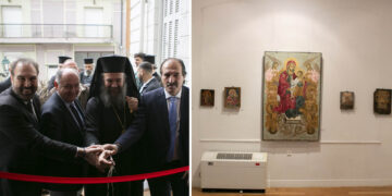 Πραγματοποιήθηκαν τα εγκαίνια της έκθεσης εικόνων της Παναγίας στο Μουσείο Σύγχρονης Τέχνης Φλώρινας