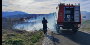 Φωτιά στην Ολυμπιάδα Εορδαίας – Άμεση επέμβαση της Πυροσβεστικής