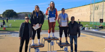 «Χρυσή» η Σταυρούλα Κοσμίδου από την Πτολεμαΐδα, στο Χειμερινό Κύπελλο Ρίψεων