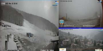 Στα λευκά ντύνονται ήδη τα ορεινά της Δ. Μακεδονίας – Live εικόνα από Βασιλίτσα & Πισοδέρι