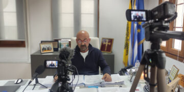 Απολογισμό για το πρώτο έτος Δημαρχίας του πραγματοποίησε ο Δήμαρχος Πρεσπών Γιώργος Στεργίου