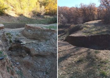 Προάστιο Εορδαίας: Αγροτικός  δρόμος κόπηκε στα δύο – Χωρίς πρόσβαση στα χωράφια τους οι αγρότες