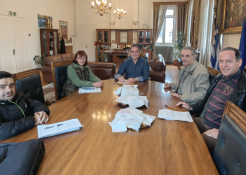 Η ένταξη της Αγίας Μαγδαληνής στο Τοπικό Πολεοδομικό Σχέδιο και νέα έργα οδοποιίας στην Κοζάνη στο επίκεντρο της συνάντησης του ΤΕΕ με τον Ι. Κοκκαλιάρη