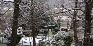 “Πασπάλισε” το πρωί στη Φλώρινα (Φωτογραφία)