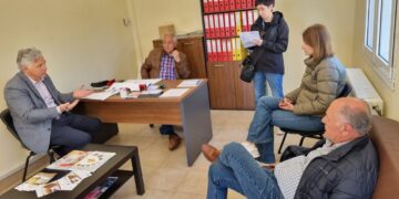 Δήμος Βοΐου: Συνάντηση εργασίας στη Νεάπολη για τα κτήρια του τυροκομείου και των αποθηκών της πρώην Ένωσης