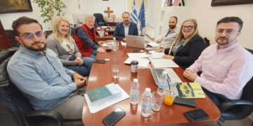 Φλώρινα: Η διοργάνωση Τριήμερου Φεστιβάλ Κινηματογράφου στο επίκεντρο της συνάντησης Β. Γιαννάκη με την Πολυτίμη Φαρμάκη