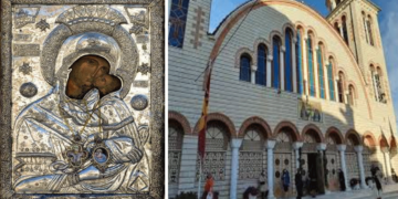 Πολυαρχιερατικός Εσπερινός και Λιτανεία της Eικόνας της Παναγίας Ζιδανιώτισσας την Κυριακή 27/4 στον Ι.Ν. Αγίων Κωνσταντίνου & Ελένης Κοζάνης