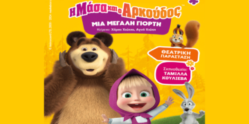 Η παιδική παράσταση «Η Μάσα και ο Αρκούδος, μια μεγάλη γιορτή» για μια μοναδική εμφάνιση στη Φλώρινα την Κυριακή 4/5