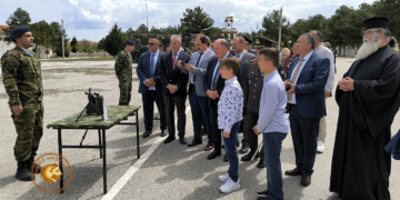 Λαμπρός ο εορτασμός του Αγίου Γεωργίου στο στρατόπεδο Παπαπέτρου στο Αμύνταιο