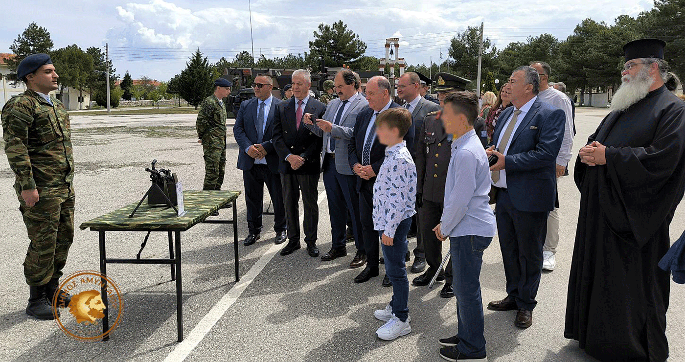 Λαμπρός ο εορτασμός του Αγίου Γεωργίου στο στρατόπεδο Παπαπέτρου στο Αμύνταιο