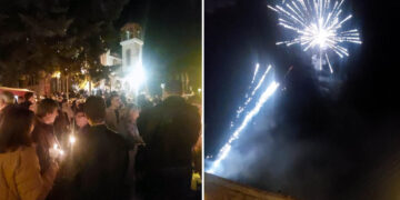 Πλήθος κόσμου στους Ιερούς Ναούς και εφέτος,  για το ΑΝΑΣΤΆΣΙΜΟ  ΦΩΣ!  (ρεπορτάζ της Κούλας Πουλασιχίδου)