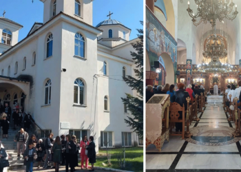 Τελέστηκε η Πανηγυρική Θεία Λειτουργία στον Ι.Ν. Αγίου Γεωργίου στην Ασβεστόπετρα Εορδαίας