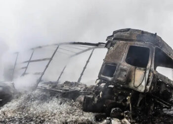 Τροχαίο στην Εγνατία: Αυτόπτης μάρτυρας περιγράφει τα πρώτα φρικιαστικά δευτερόλεπτα – «Οι φλόγες έφτασαν στον ουρανό, υπήρξε πανικός και φωνές»