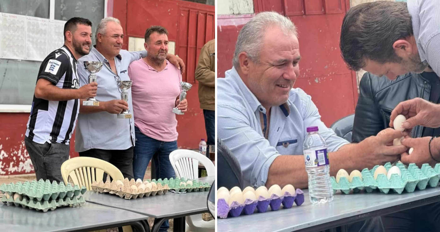 «Το πιο γερό αυγό κερδίζει!»: Οι Αυγομαχίες αναβίωσαν και για το 2025 στα Κομνηνά (Φωτογραφίες)