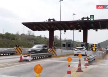 Πολύμυλος: Συνεχίζονται οι εργασίες αποκατάστασης στα διόδια της Εγνατίας