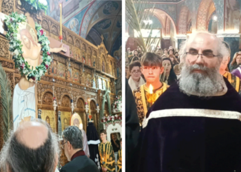 Το “Σήμερον κρεμάται επί ξύλου” της Μεγάλης Παρασκευής στον Ιερό Ναό Αγίας Σκέπης Πτολεμαΐδος (της Κούλας Πουλασιχίδου )