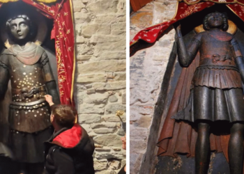 Το θαυματουργό ξύλινο άγαλμα του Αγίου Γεωργίου στην Καστοριά (Βίντεο)