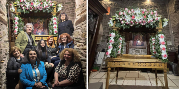 Ο Σύλλογος Γυναικών Εμπορίου στόλισε τον Επιτάφιο στον ΙΝ Αγίου Μηνά