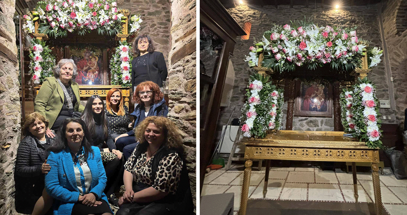 Ο Σύλλογος Γυναικών Εμπορίου στόλισε τον Επιτάφιο στον ΙΝ Αγίου Μηνά