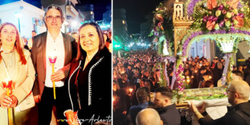 Σέρβια: Η περιφορά των Επιταφίων Αγ. Κυριακής και Αγ. Γεωργίου (Βίντεο)