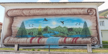 Αμύνταιο: Τοιχογραφίες κοσμούν το παλαιό Δημαρχείο Αετού και το Γυμνάσιο