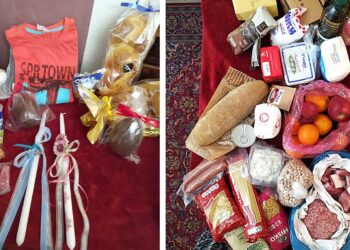 Πασχαλινά δέματα αγάπης σε 111 οικογένειες της διπλανής πόρτας, από τον Φιλοπρόοδο Σύλλογο Κοζάνης