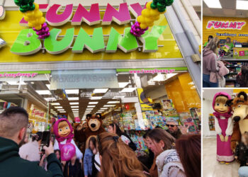Με μεγάλη επιτυχία το Grand Opening του Funny Bunny Πτολεμαΐδας – Masha & Αρκούδος χάρισαν αγκαλιές και παιδικά χαμόγελα (Φωτογραφίες)