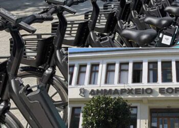 Πτολεμαΐδα: Έξι σταθμοί φόρτισης ηλεκτρικών ποδηλάτων –Ορίστηκαν νέες θέσεις σε διαφορετικά σημεία της πόλης