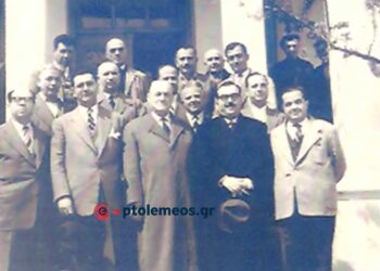 Πτολεμαϊδα 1958. Ο Υπουργός Βορείου Ελλάδος Μανέντης Διονύσιος στην Πτολεμαίου- Από τη στήλη του Γ. Καζαντζή στον ΠΑΛΜΟ