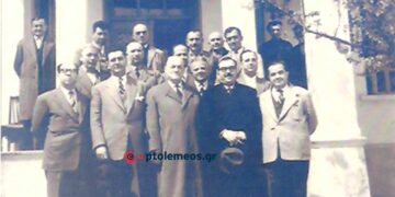 Πτολεμαϊδα 1958. Ο Υπουργός Βορείου Ελλάδος Μανέντης Διονύσιος στην Πτολεμαίου- Από τη στήλη του Γ. Καζαντζή στον ΠΑΛΜΟ