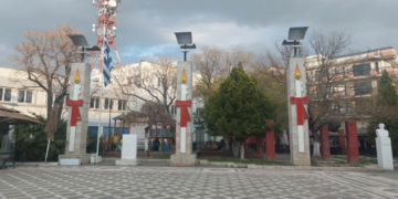 Πασχαλινό “χρώμα” στην Κεντρική Πλατεία της Πτολεμαΐδας ! (της Κούλας Πουλασιχίδου)