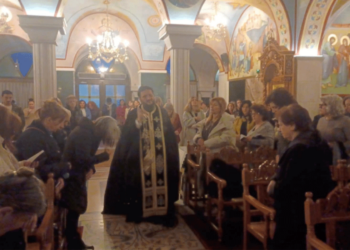 Σε κλίμα κατάνυξης τελέστηκε ο “ΜΕΓΑΣ ΚΑΝΩΝ” του Αγίου Ανδρέου του Κρήτης , στον κατάμεστο Ναό Αγίου Στεφάνου Πτολεμαΐδας! (ρεπορτάζ της Κούλας Πουλασιχίδου)