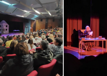 Ο Αντώνης Λουδάρος εξέπληξε το κατάμεστο Πνευματικό Κέντρο Πτολεμαΐδας με την ερμηνεία του “ΕΙΜΑΙ Η ΓΥΝΑΙΚΑ ΜΟΥ” (Βίντεο+Φώτο)