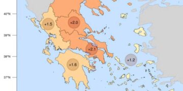 Meteo.gr: Ο θερμός Μάρτιος του 2025