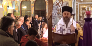 Παρουσία του Μητροπολίτου Φ.Π.Ε κ.κ. Ειρηναίου η Ακολουθία των Παθών την Μ. Πέμπτη, στον Ι.N. Αγίου Στεφάνου Πτολεμαΐδας (της Κούλας Πουλασιχίδου)